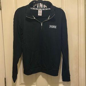 Victoria’s Secret Pink 3/4 zip sweatshirt 
XS